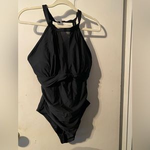 Holipick One piece Black swimsuit (C46)